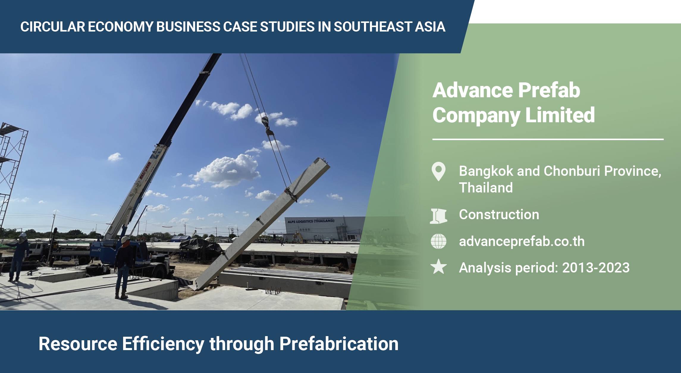 Resource Efficiency through Prefabrication