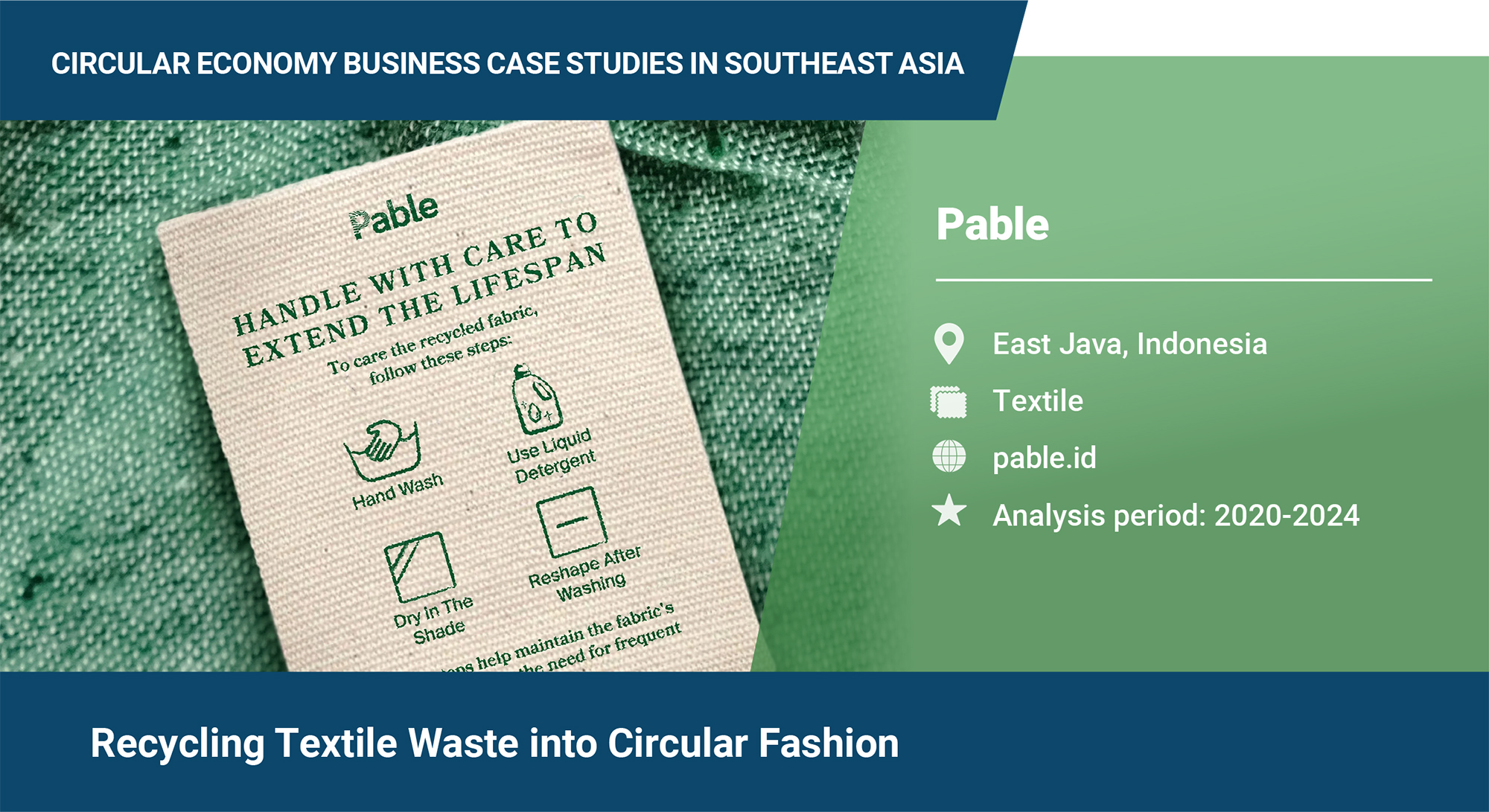 Recycling textile waste into circular fashion