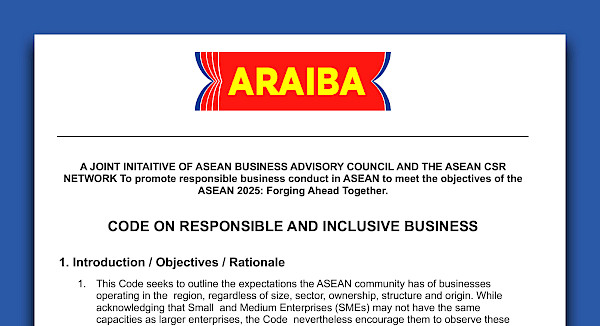 ARAIBA Code for Responsible and Inclusive Business