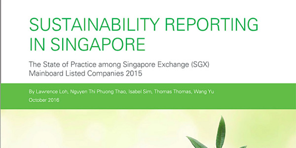 Sustainability reporting in Singapore 2016