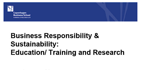 Conference on Corporate Governance & Responsibility: Workshop 1