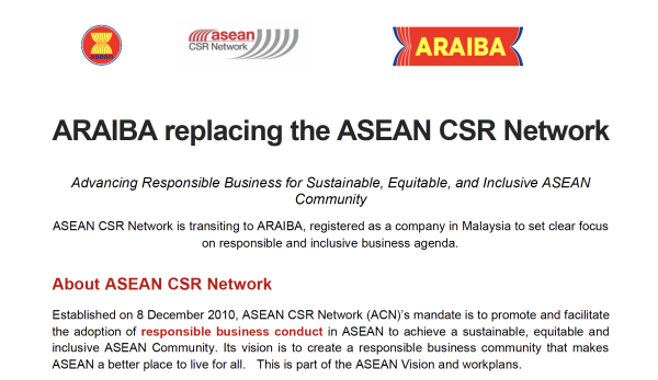 The ASEAN CSR Network