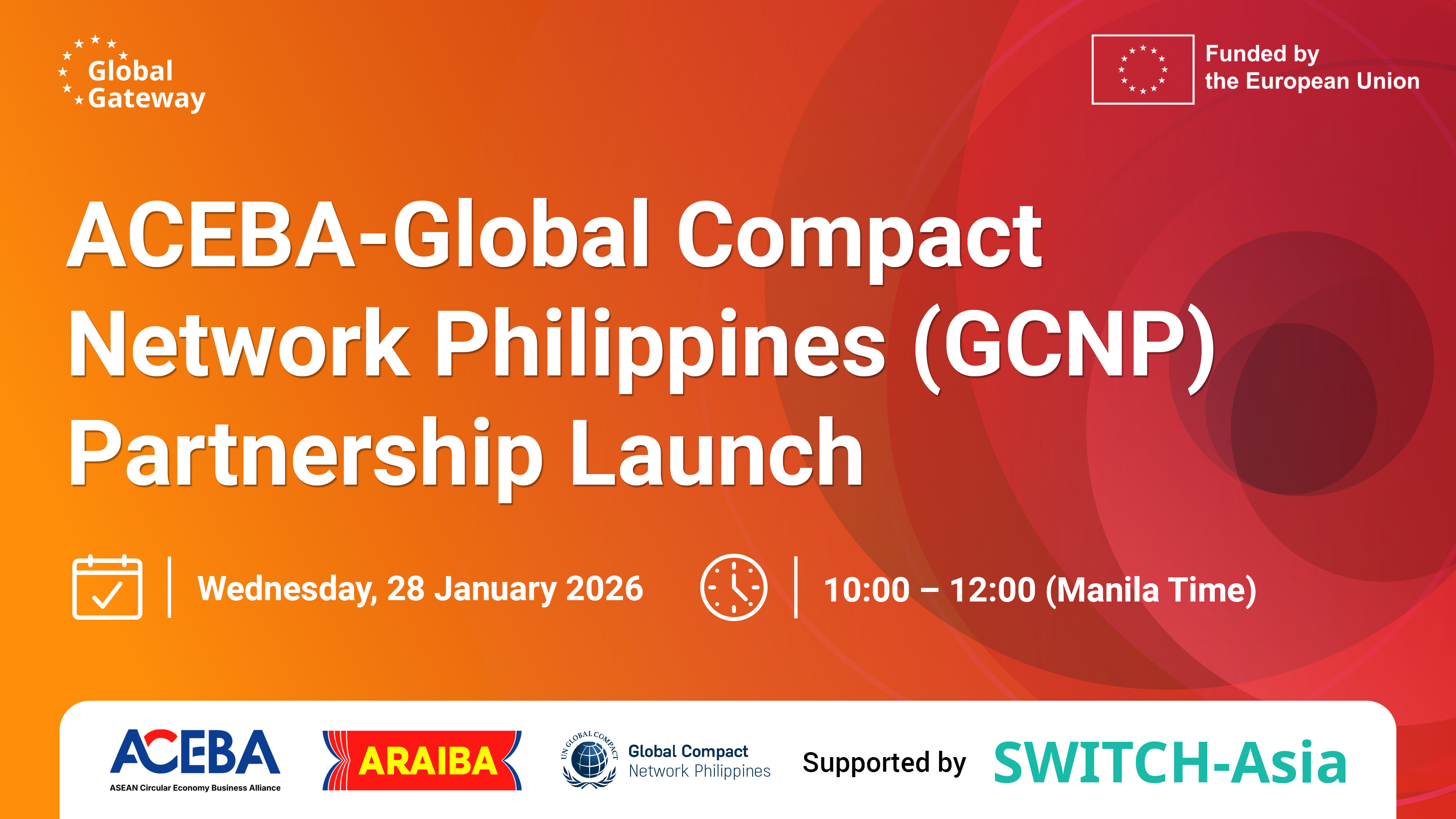 ACEBA-Global Compact Network Philippines (GCNP) Partnership Launch
