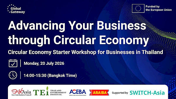 Circular Economy Starter Workshop for Businesses in Thailand