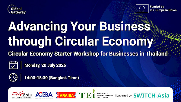 Circular Economy Starter Workshop for Businesses in Thailand
